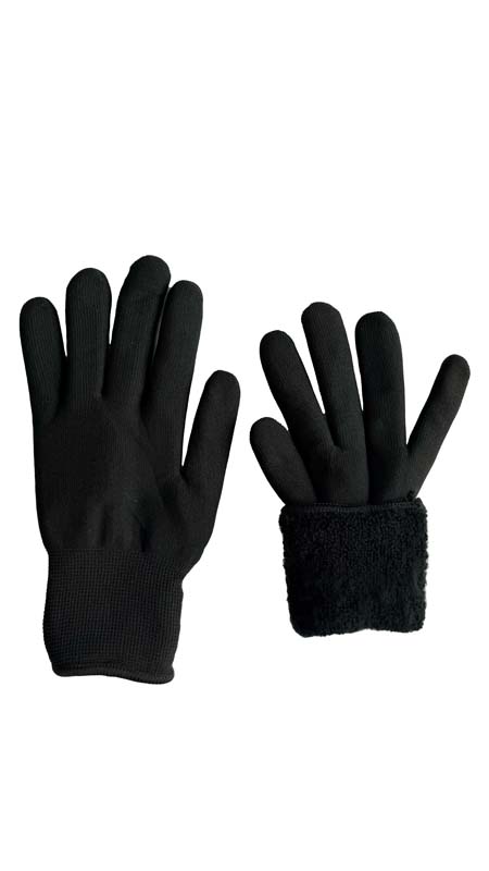 Double-Layer Thermal Gloves Black